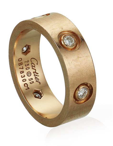 cartier diamond love ring|cartier love ring engraving.